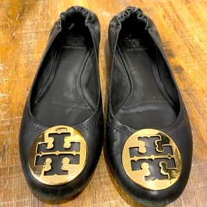 Tory Burch Black Classic Flats - Size 9